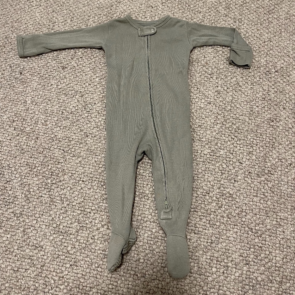L’ovedbaby Organic baby Zipper Footie